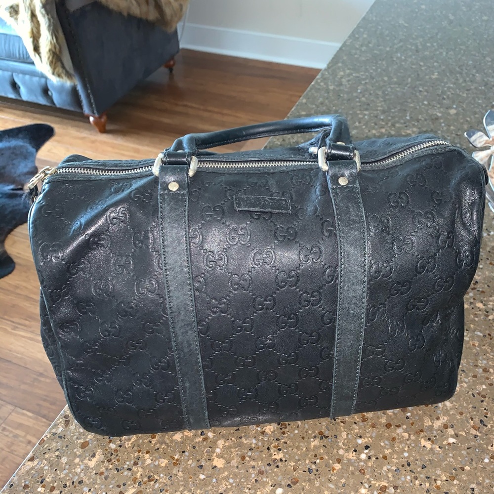 Gucci guccissima boston bag